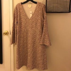 Bell-Sleeve Dress